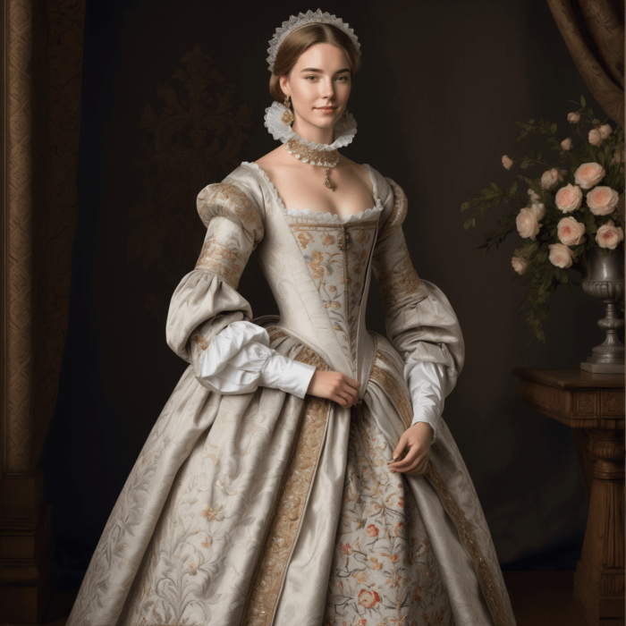 Personalisierte Geschenke mit künstlicher Intelligenz: Antike bis Artdeco - personalisierte Motive für Frauen mit KI erstellen - Motiv: Renaissance l Einzigartige Geschenke für modebewusste Frauen: Stilvolle Zeitreise durch die Modegeschichte - Personalisierte Fotogeschenke