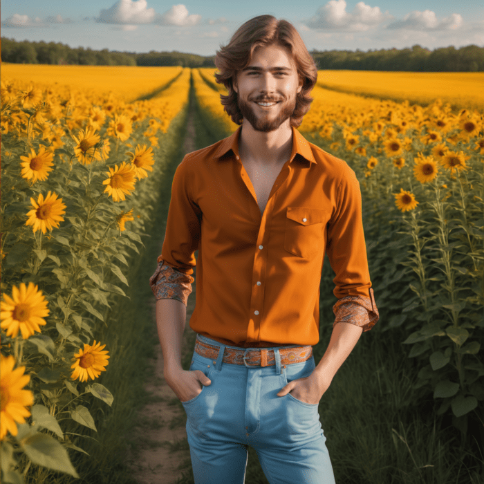 Personalisierte Geschenke mit KI: 60er bis 90er Jahre - nostalgische Motive für Männer mit KI erstellen - Motiv: 70er Jahre l Retro Geschenke für Männer - Geschenkideen für Männer l Ausgefallene Fotogeschenke für deine persönliche Zeitreise durch die 70er Jahre