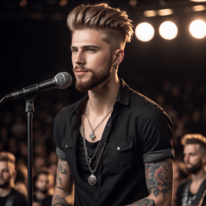 Personalisierte Geschenke mit KI: Musiker - personalisierte Motive für Männer mit KI erstellen - Motiv: Lead-Sänger l Geschenke für Männer - Geschenkideen für Männer l Entfache deine Musikleidenschaft: Besondere Fotogeschenke für Musikliebhaber - Personalisierte Geschenke mit Foto