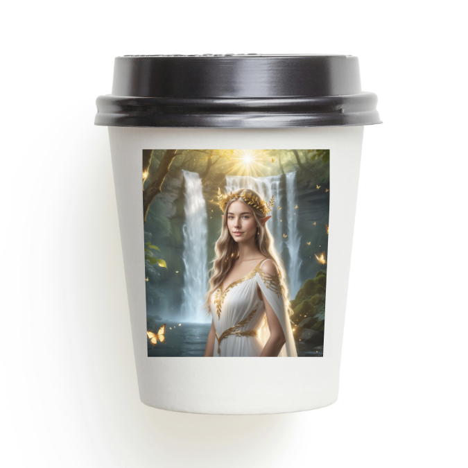 Kaffee to go Becher für Fantasy Fans l Geschenke mit Foto l Tassen bedrucken lassen l Tasse mit Foto bedrucken l Tasse personalisieren l Tasse mit Foto l Tasse selbst gestalten l Foto Tassen bedrucken l Bilder mit KI erstellen